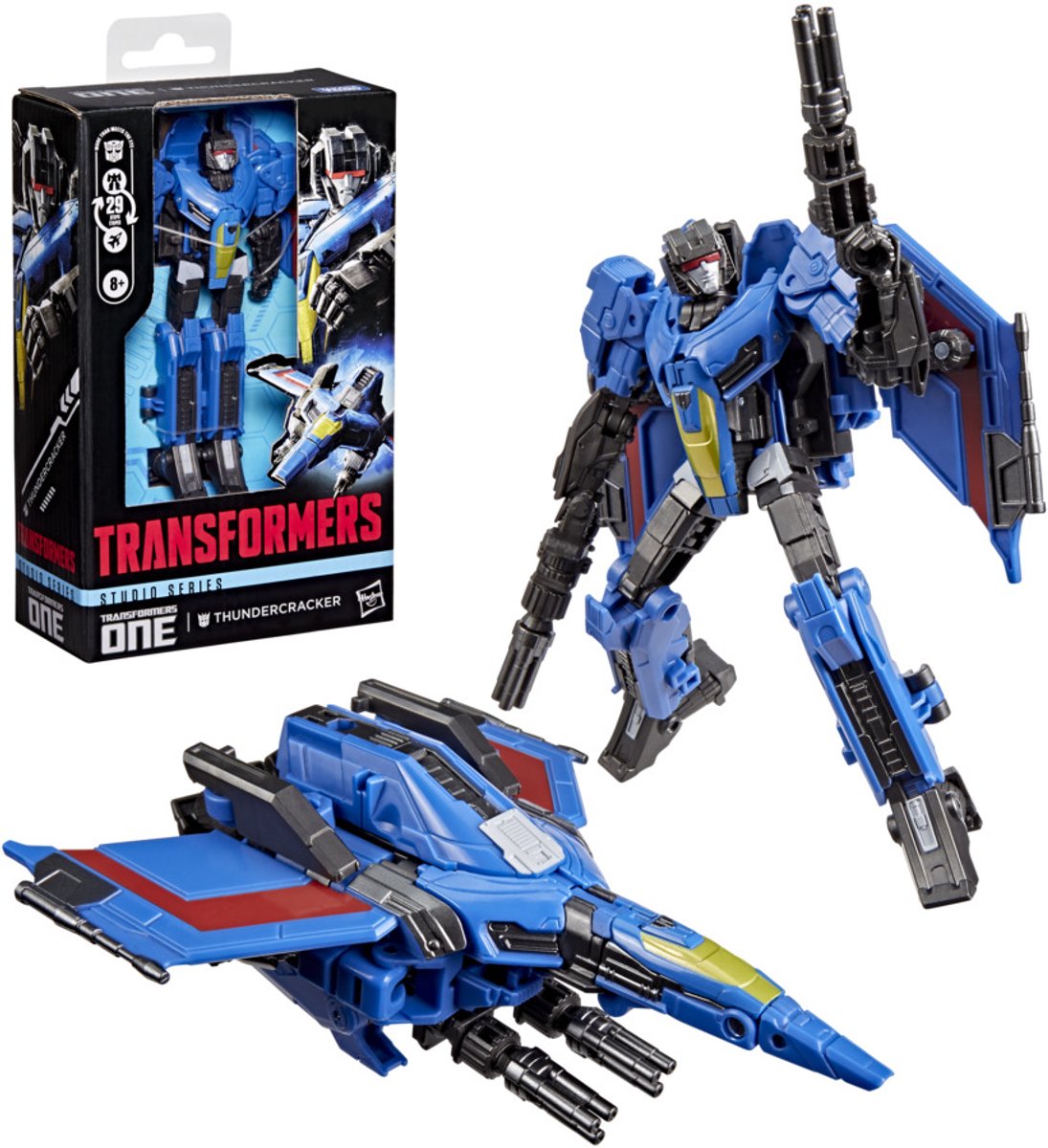 Hasbro transformers-speelgoed studio series thundercracker uit the transformers: one, actiefiguur van 13 cm, 8+