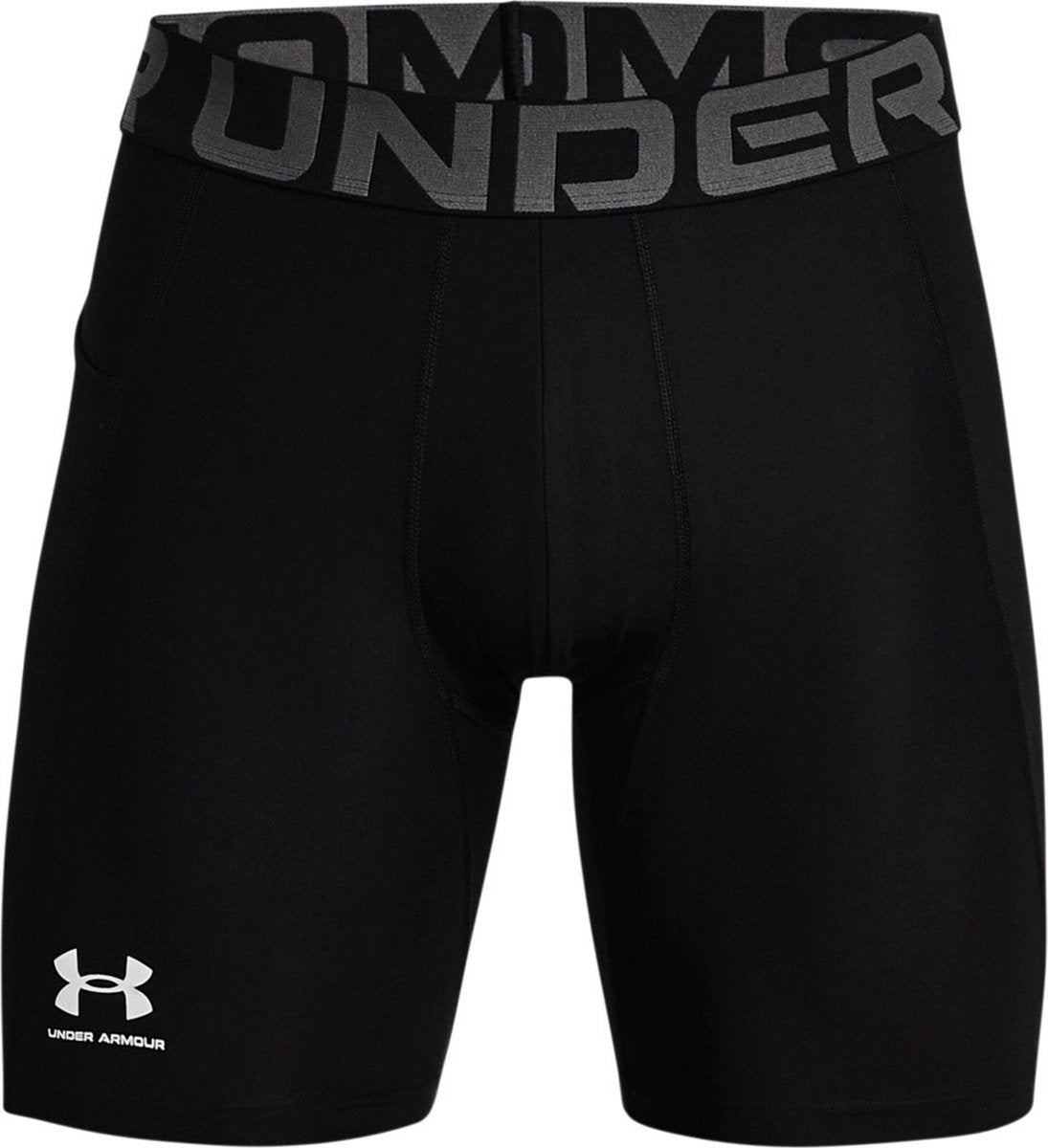 Under armour ua hg armour shorts-blk heren sportbroek - zwart - wit s