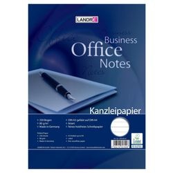 Merkloos sans marque kantoorpapier a3 a4, 10 vel, 80 g, lin21, houtvrij, gelinieerd, gevouwen