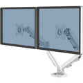 Fellowes dubbelel monitor arm eppa hoogteverstelbaar wit