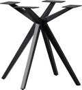 Woood holland kruispoot - metaal - zwart - 72x80x80