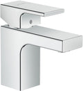 Hansgrohe vernis shape wastafelkraan - model 70 - opbouw - laag - zonder waste - chroom