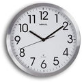 Maul wandklok move radiogestuurd wit, zilver