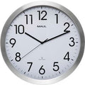 Wandklok maul maulmove radiogestuurd wit, zilver