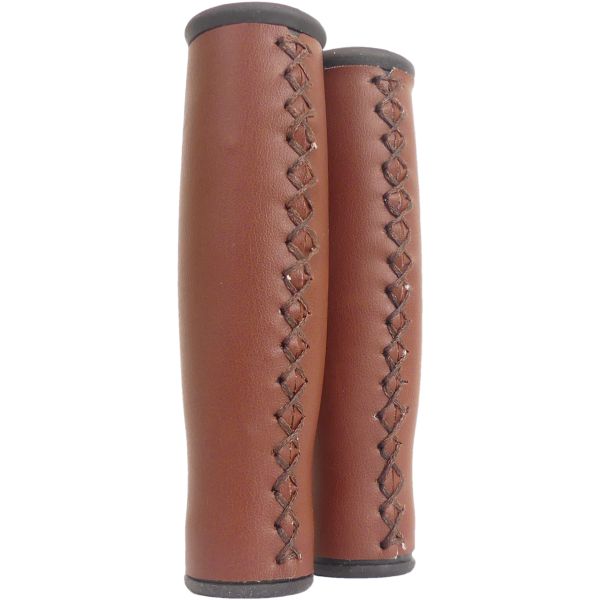 Edge City Ledergriffset – 135 × 135 mm – Dunkelbraun