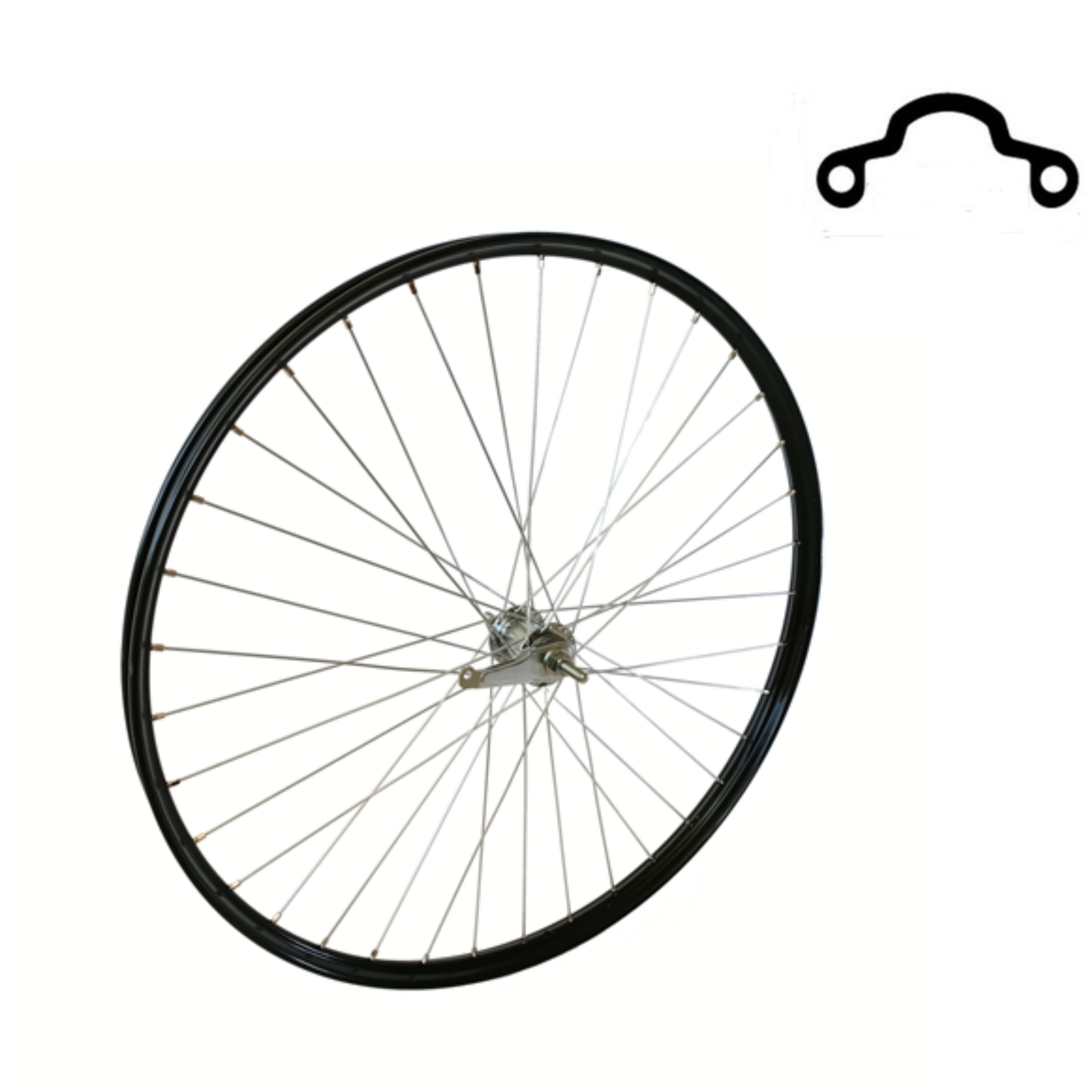 Shimano achterwiel 28 x 1 1 2 inch terugtraprem 36g zwart