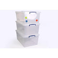 Opbergbox really useful boxes 62ccb-pk3 62 l transparant