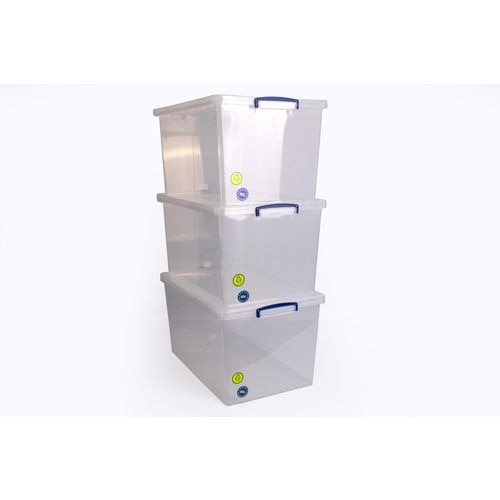 Opbergbox really useful boxes 83ccb-pk3 83 l transparant