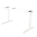 Fellowes zit-sta bureau 97470 wit staal