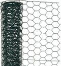 Nature - verzinkt staal gaas - 10 x 0,5m - groen - 13mm mazen