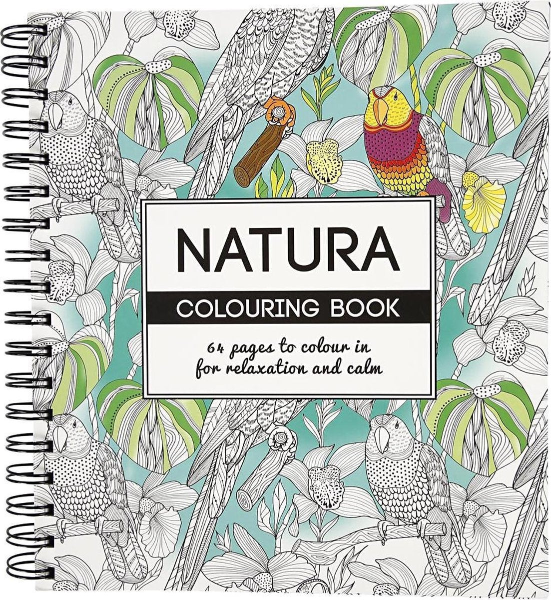 Creativ company kleurboek, natura, 19,5x23 cm, 64, 1 stuk