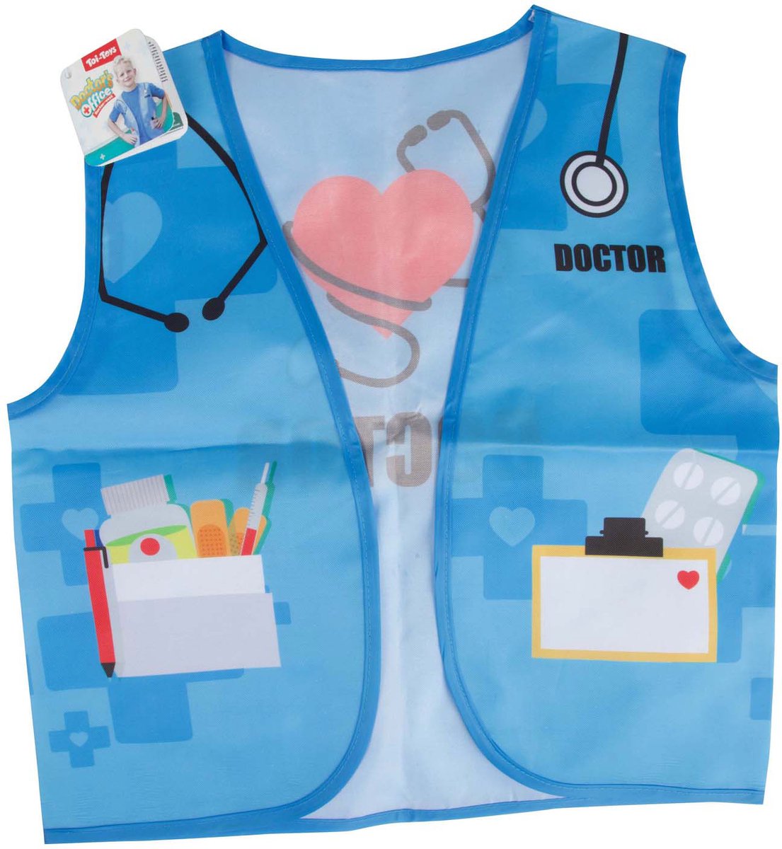 Toi-Toys Doktor Arztweste Verkleidungsweste