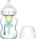 Dr. brown's options+ anti-colic babyfles - brede halsfles - glas - 150ml