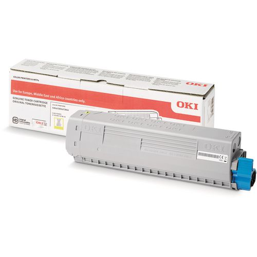 Tonercartridge oki 47095701 geel
