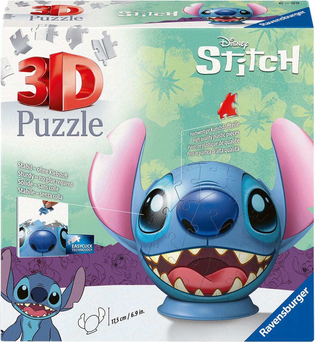 Ravensburger 3D-Puzzlestich mit Ohren, 72.