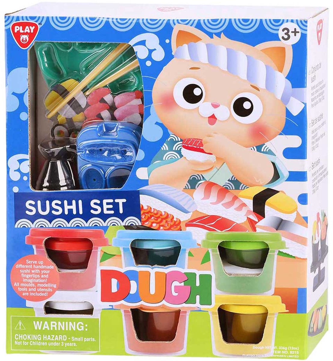 Playgo Sushi-Tonset – 6 Tontöpfe