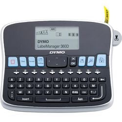 Dymo desktoplabelprinter | labelmanager 360d herlaadbare handheld labelmaker | azerty-toetsenbord | gebruiksvriendelijke, smart-one-touch-toetsen en groot scherm | voor organisatie thuis en op kantoor