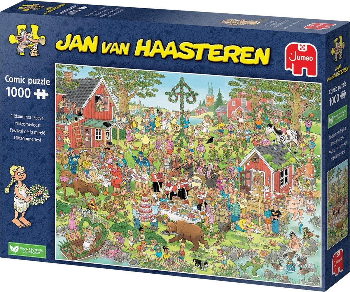 Jan Van Haasteren Puzzle – Midtsommerfestival, 1000.
