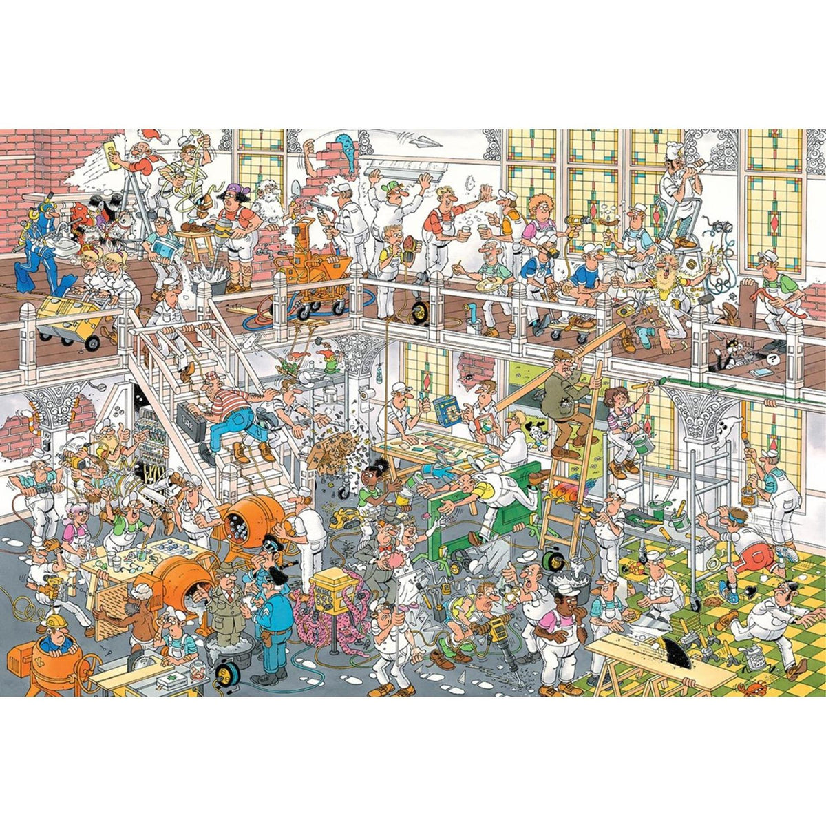 Jumbo jan van haasteren puzzel de verbouwing 3000 stukjes