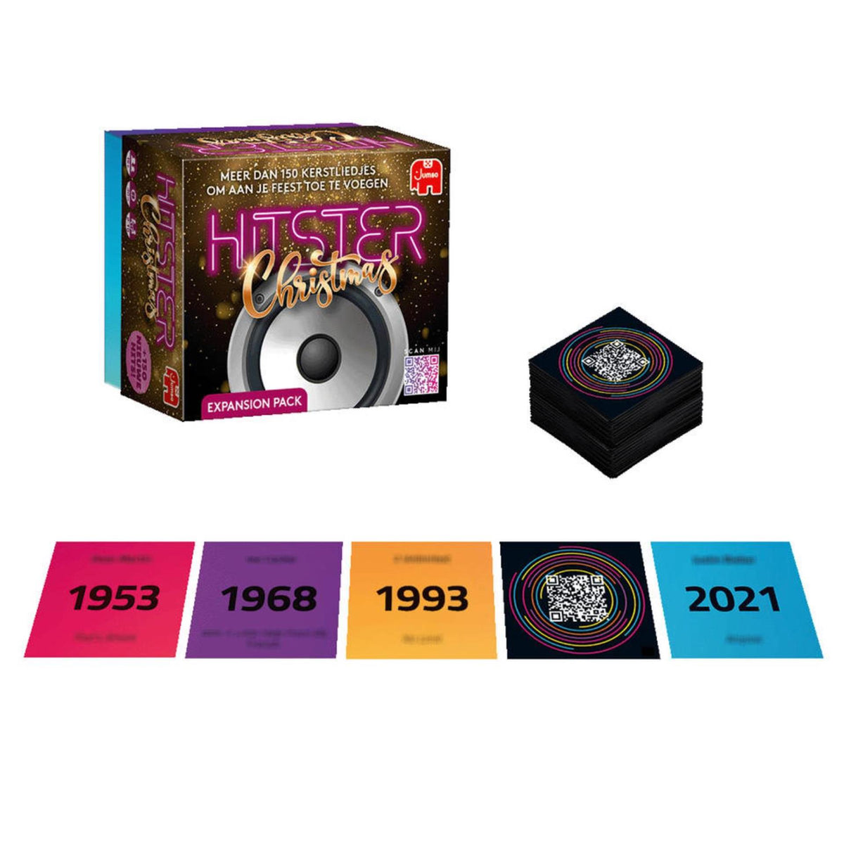 Jumbo hitster christmas – muziekspel uitbreiding – kerstmuziek – kerstliedjes – partyspel – actiespel