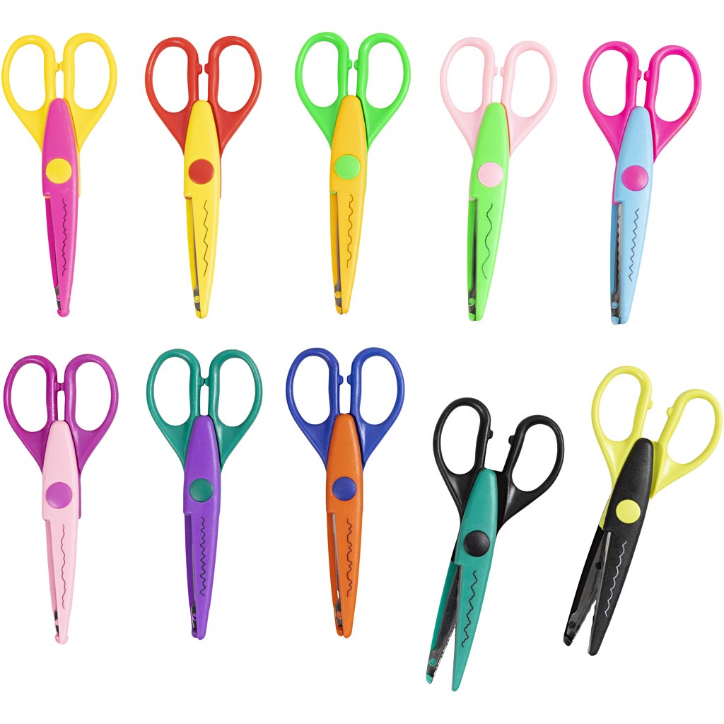 Creativ company kartelscharen, l: 16 cm, 10div