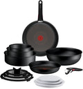 Tefal ingenio excellence fusion - pannenset - 14-delig - inclusief deksel - handgrepen