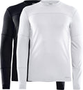 Craft - core 2-pack baselayer - thermoshirt - zwart wit - heren - m