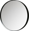 Woood doutzen spiegel - metaal - zwart - 50x50x5