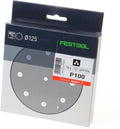 Festool p80 d125 8 schuurschijf (10 stuks) - stf rubin 2 - 499103