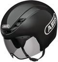 Abus fietshelm gamechanger tt 1.1 shiny black l - 57-61 cm - zwart - geschikt voor gebruik op tijdritfietsen - 390 g