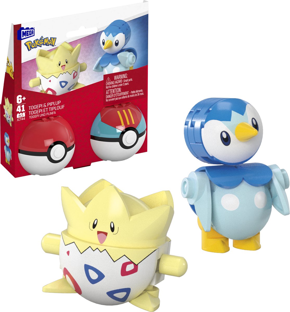 Mega Bloks Mega Construx Pokémon-Bauset – Plinfa und Togepi