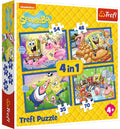 Trefl puzzel spongebob onderwaterleven - 4in1 fsc mix 70%.