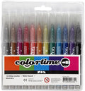 Colortime https: www.cchobby.nl -glitterstiften-lijndikte-2-mm-diverse-kleuren-12-stuk-1-doos