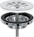 Differnz afvoerplug - chroom