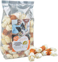 Duvo plus meat! snack kip runderhuid benen voor honden m-1kg
