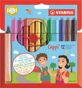 Stabilo Cappi Filzstiftetui 12 Farben