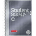 Notitieblok brunnen a4 metallic antraciet