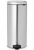 Brabantia pedaalemmer newicon 30 ltr matt steel fingerprintproof met kunststof binnenemmer