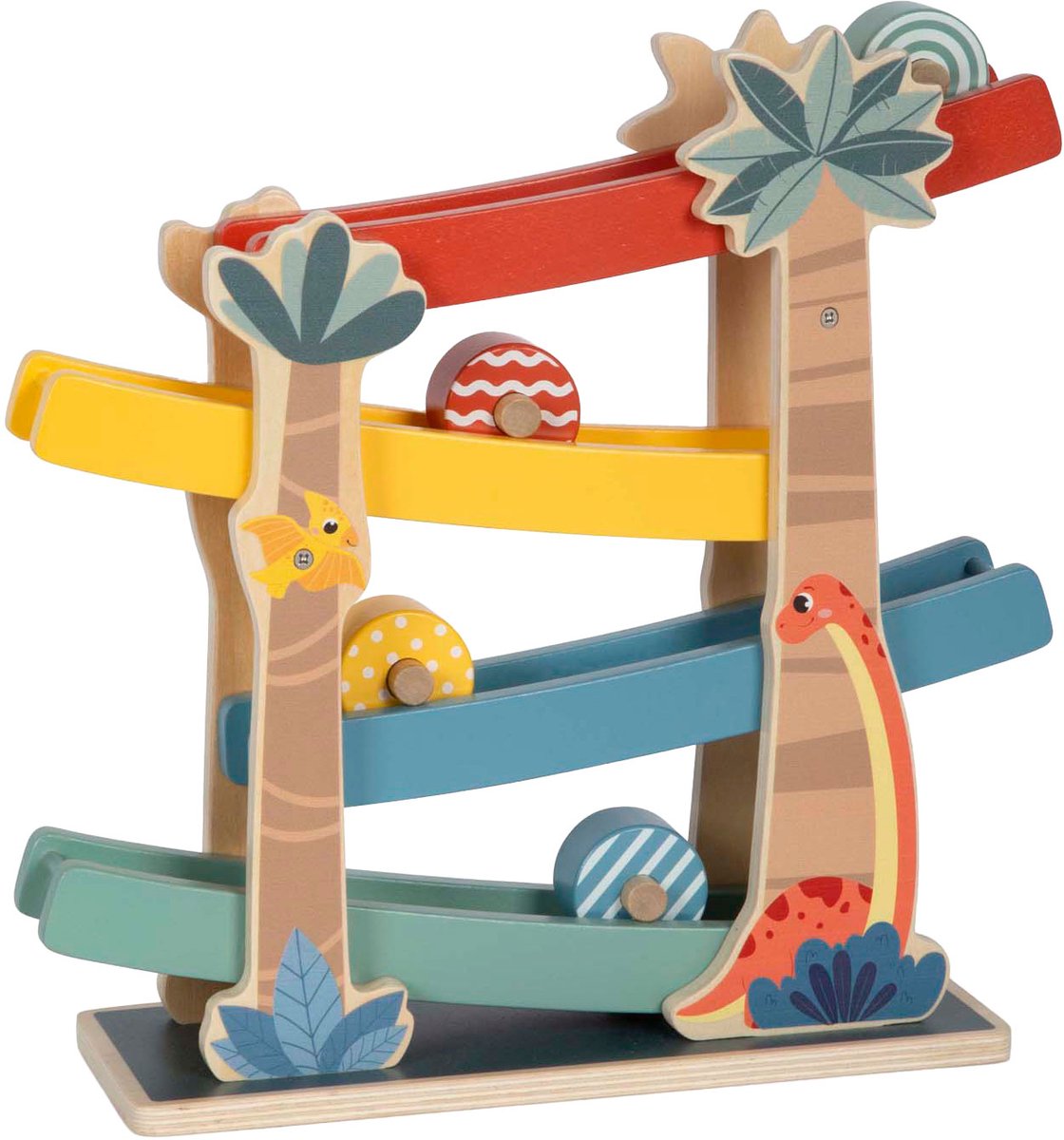 Small Foot - Holzkugelbahn Dino