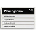 Deurbord ultradex zilver 310477