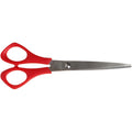 Schoolscharen, l: 16 cm, puntig, linkshandig, rood, 1 stuk