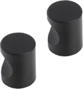 Differnz knop cilinder - 20 mm - mat zwart