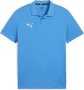 Puma teamgoal casuals polo heren sportshirt - ignite blue- white l
