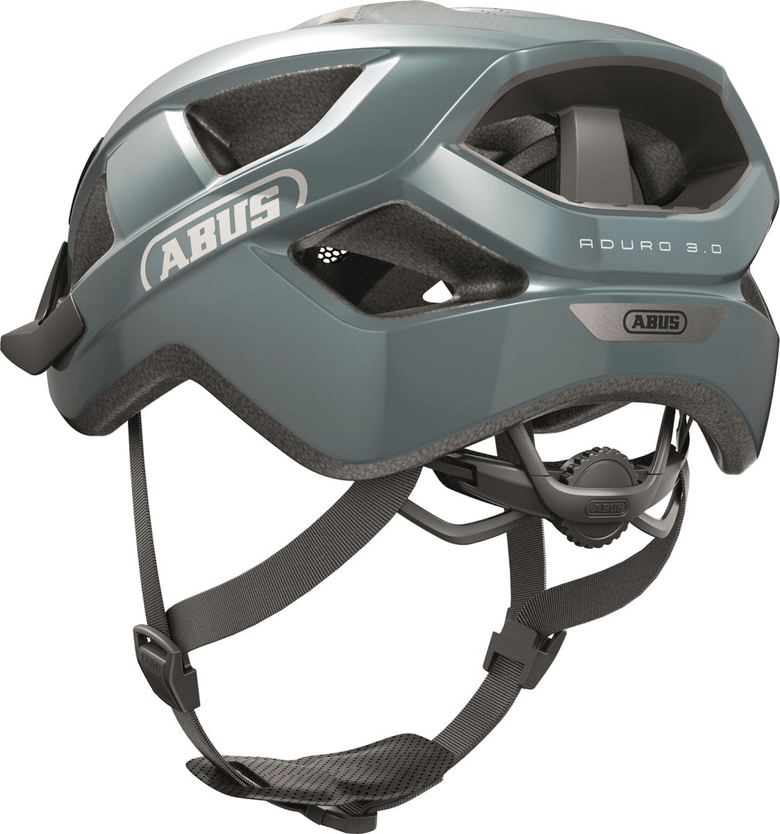Abus fietshelm aduro 3.0 glacier blue l - 58-62 cm - blauw - geschikt voor gebruik op elektrische fietsen - stadsfietsen - 320 g