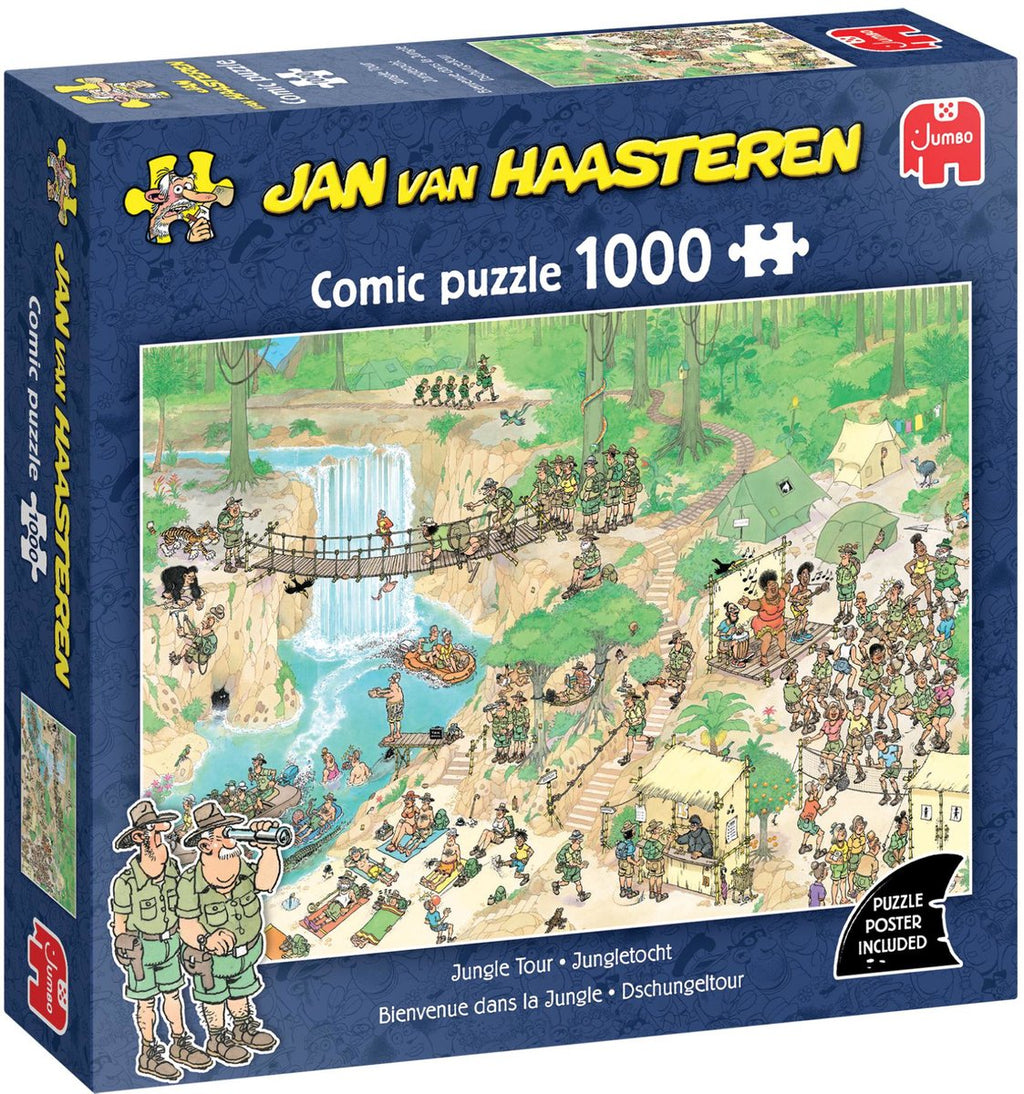 Jan van haasteren legpuzzel - de jungletocht, 1000st.