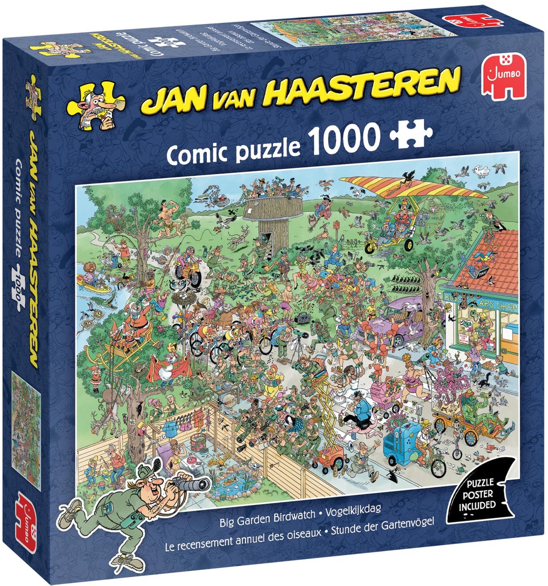 Jan Van Haasteren Puzzle – Vogelbeobachtungstag, 1000 Teile.