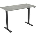 Euroseats bureau zwart, oxyd b000bl120oxy 80 x 750-1235 x 120 mm