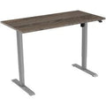 Euroseats bureau grijs, logan b000gr120log 80 x 750-1235 x 120 mm