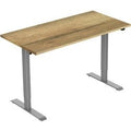 Euroseats bureau grijs, eiken b000gr120nat 80 x 750-1235 x 120 mm