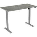 Euroseats bureau grijs, oxyd b000gr120oxy 80 x 750-1235 x 120 mm